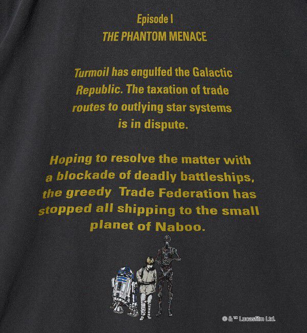 UNITED ARROWS green label relaxing「【別注】＜GOOD ROCK SPEED＞『スター・ウォーズ』ガーメントダイ 半袖 Tシャツ」|Tシャツ・カットソー|