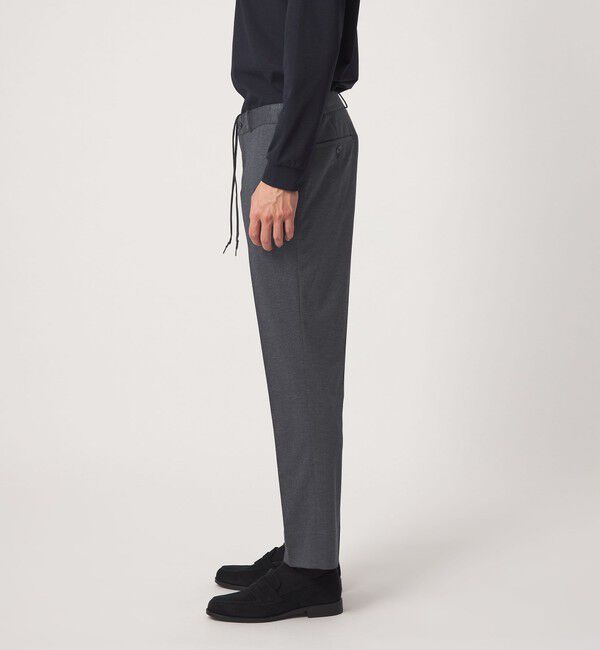 UNITED ARROWS green label relaxing「A+ プリントジャージー グレンプレイド スタンダード イージー セットアップ パンツ スラックス -ストレッ」|スラックス|