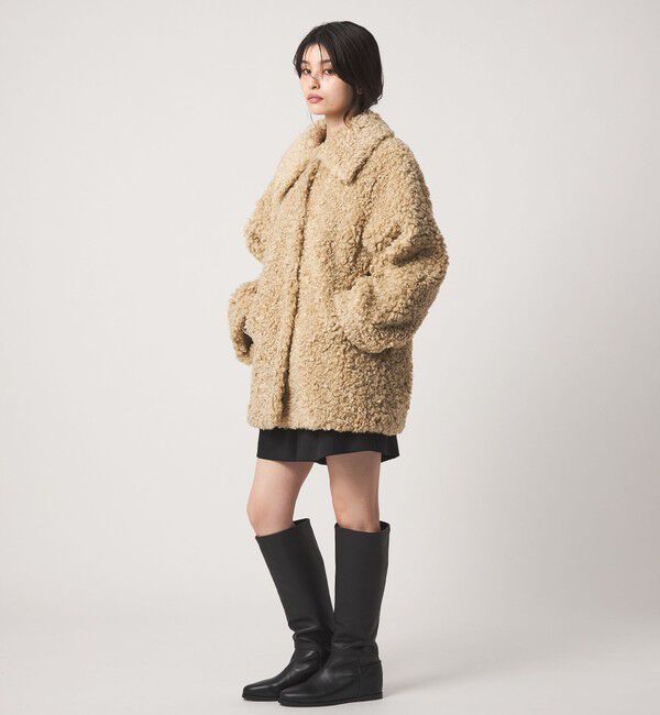 EMMEL REFINES「＜EMMEL REFINES＞EM カーリーボア ミディアム コート」|その他|