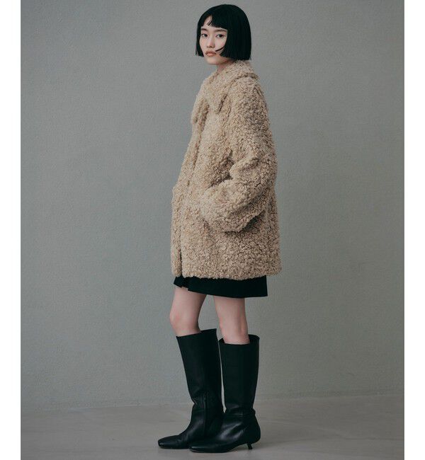 EMMEL REFINES「＜EMMEL REFINES＞EM カーリーボア ミディアム コート」|その他|