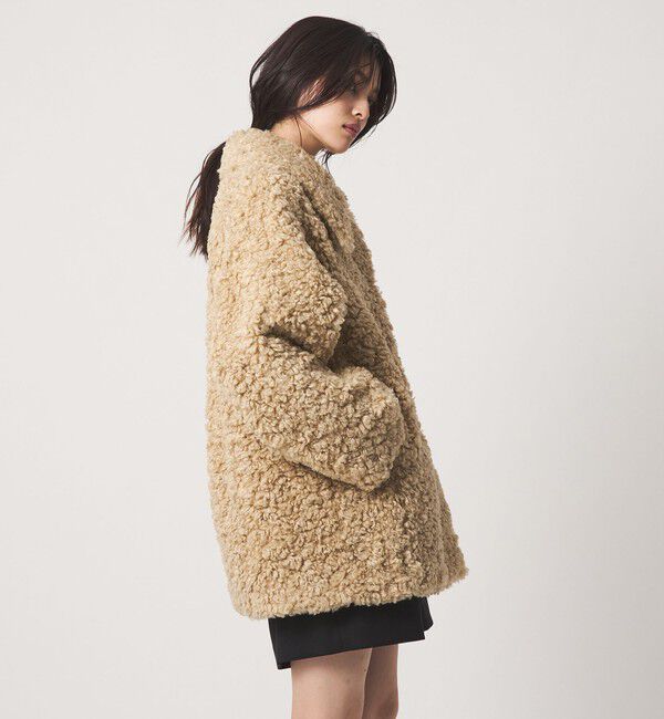 EMMEL REFINES「＜EMMEL REFINES＞EM カーリーボア ミディアム コート」|その他|