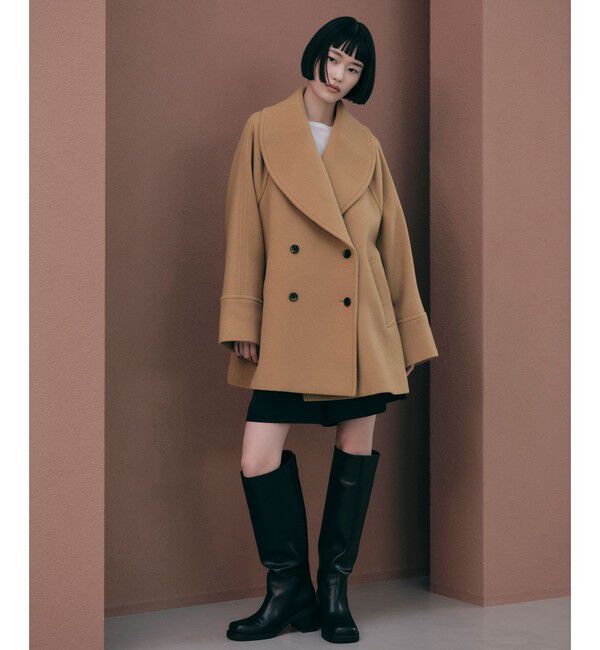 EMMEL REFINES「＜EMMEL REFINES＞EM ショールカラー ダブルボタン コート」|その他|