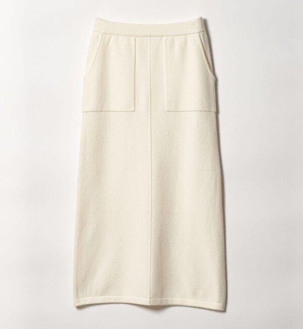 UNITED ARROWS green label relaxing「【WEB限定】＜at ease＞ニット タイト スカート」|タイト|OFF WHITE