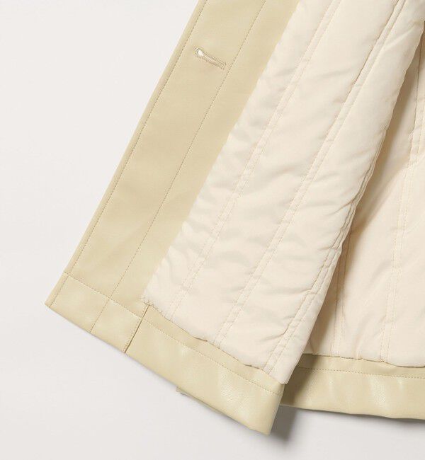 UNITED ARROWS green label relaxing「【WEB限定】＜at ease＞レザーライク ブルゾン」|その他|