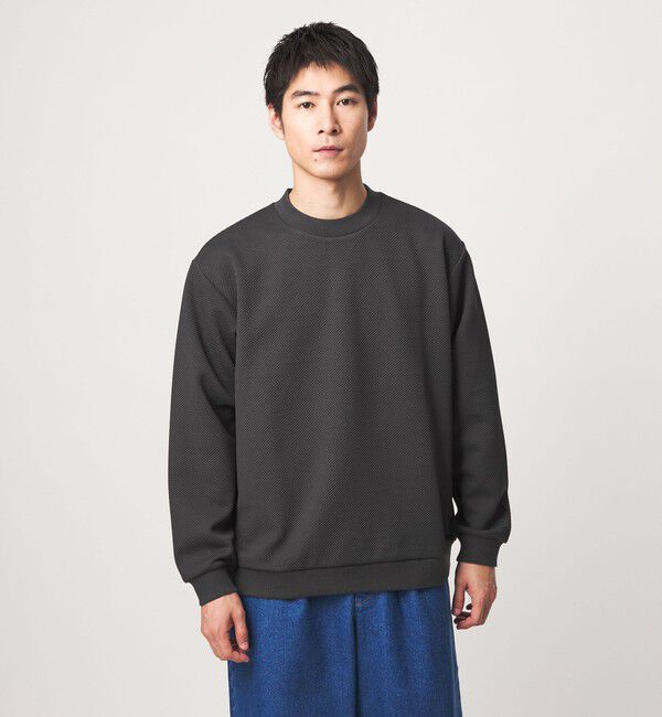 UNITED ARROWS green label relaxing「ツイル パフ クルーネック 長袖 カットソー」|Tシャツ・カットソー|
