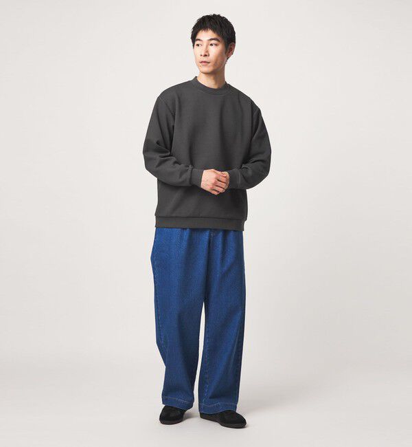 UNITED ARROWS green label relaxing「ツイル パフ クルーネック 長袖 カットソー」|Tシャツ・カットソー|