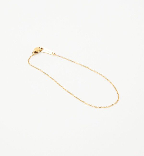 BEAUTY&YOUTH UNITED ARROWS「＜33&times;by Preek＞シン チェーン ブレスレット 17cm」|ブレスレット・バングル|