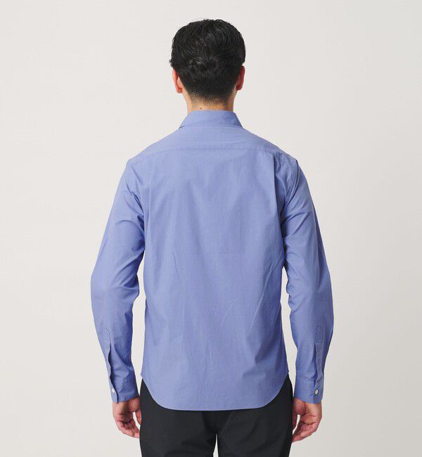 BEAUTY&YOUTH UNITED ARROWS「【WEB限定 WARDROBE SMART】コットン ワイドカラー スキッパー シャツ」|シャツ・ブラウス|
