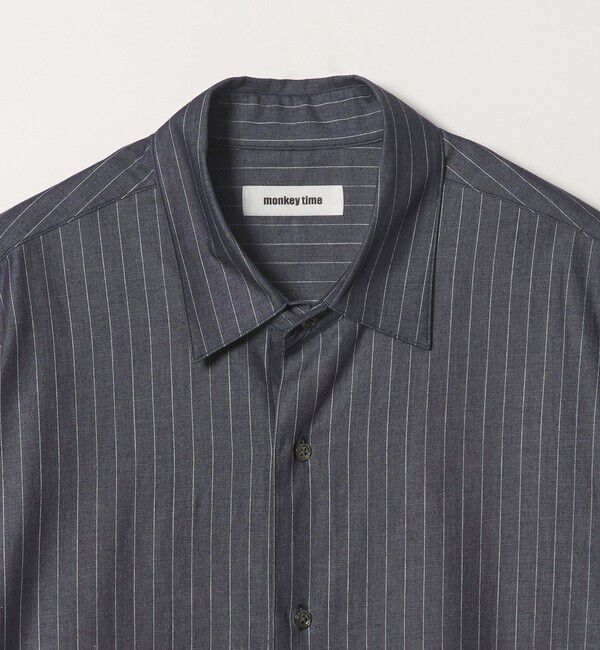 MONKEY TIME「コットン クロップド シャツ」|シャツ・ブラウス|