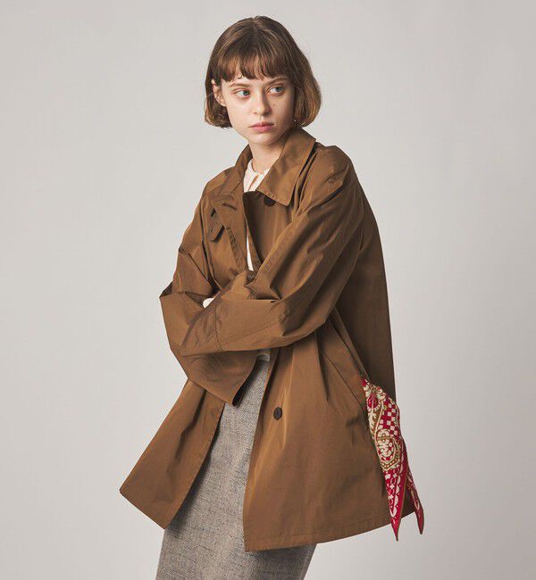 STEVEN ALAN「＜Steven Alan＞ポリエステル コットン テント ショート コート」|ステンカラーコート|