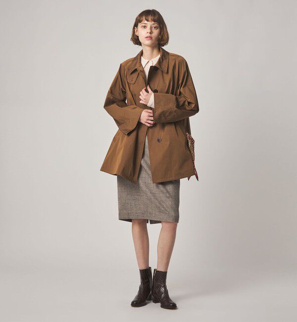 STEVEN ALAN「＜Steven Alan＞ポリエステル コットン テント ショート コート」|ステンカラーコート|