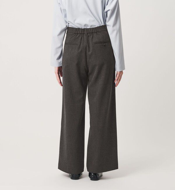 BEAUTY&YOUTH UNITED ARROWS「【WEB限定 Wardrobe DAILY MINIMAL】メランジ ステッチワイドパンツ ウォッシャブル」|スラックス|