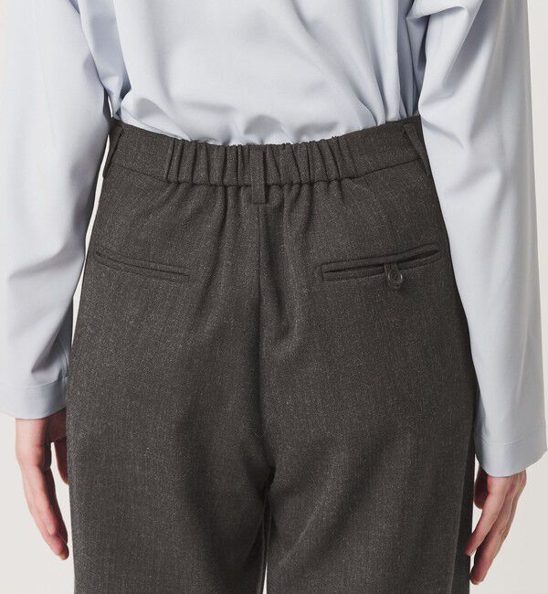 BEAUTY&YOUTH UNITED ARROWS「【WEB限定 Wardrobe DAILY MINIMAL】メランジ ステッチワイドパンツ ウォッシャブル」|スラックス|