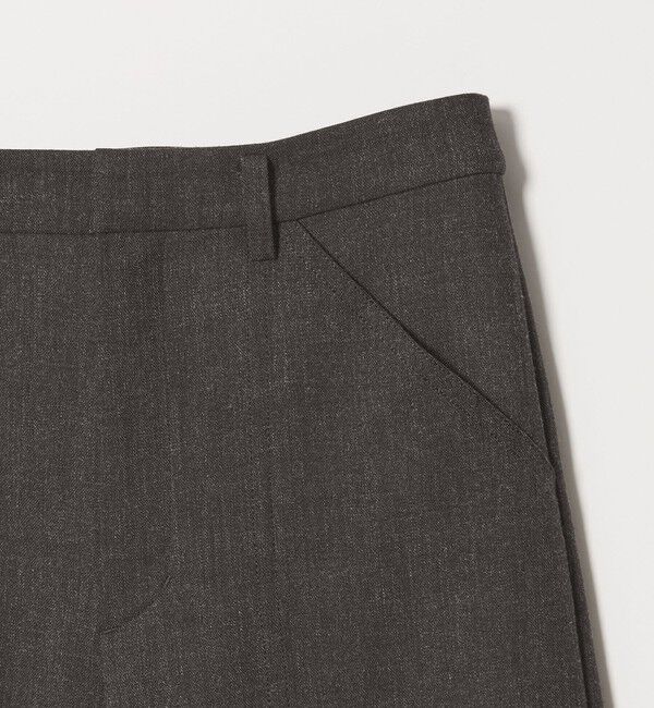 BEAUTY&YOUTH UNITED ARROWS「【WEB限定 Wardrobe DAILY MINIMAL】メランジ ステッチワイドパンツ ウォッシャブル」|スラックス|