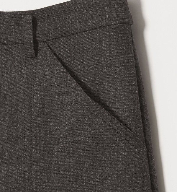 BEAUTY&YOUTH UNITED ARROWS「【WEB限定 Wardrobe DAILY MINIMAL】メランジ ステッチワイドパンツ ウォッシャブル」|スラックス|