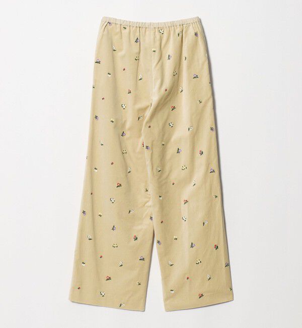 BEAUTY&YOUTH UNITED ARROWS「ベロア エンブロイダリー イージーパンツ」|チノ|