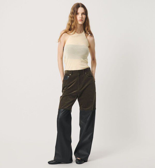 ATTISESSION「＜ATTISESSION＞バック ドレープ ホルターネック トップス」|ニット・セーター|OFF WHITE