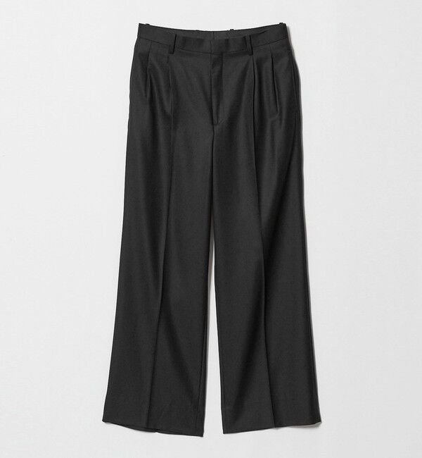 BEAUTY&YOUTH UNITED ARROWS「N/SUIT サキソニー 2プリーツ ワイド スラックス」|チノ|