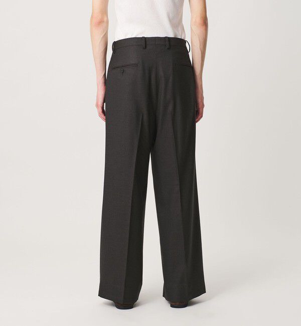 BEAUTY&YOUTH UNITED ARROWS「N/SUIT サキソニー 2プリーツ ワイド スラックス」|チノ|