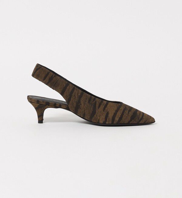 BEAUTY&YOUTH UNITED ARROWS「＜CORSO ROMA 9＞ゼブラ ポインテッド バックストラップ ミュール」|サンダル|