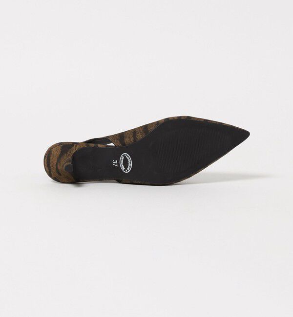 BEAUTY&YOUTH UNITED ARROWS「＜CORSO ROMA 9＞ゼブラ ポインテッド バックストラップ ミュール」|サンダル|