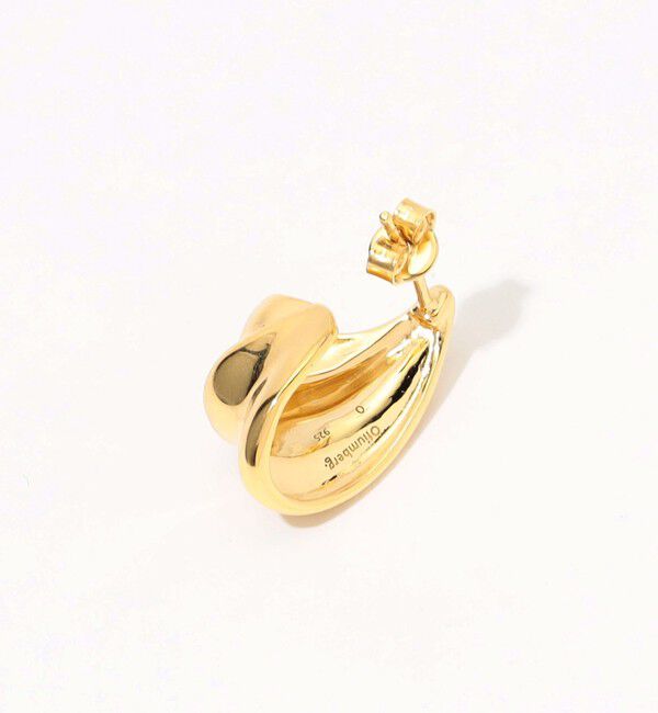 TOMORROWLAND GOODS「Otiumberg. Wave ゴールド ピアス」|ピアス|