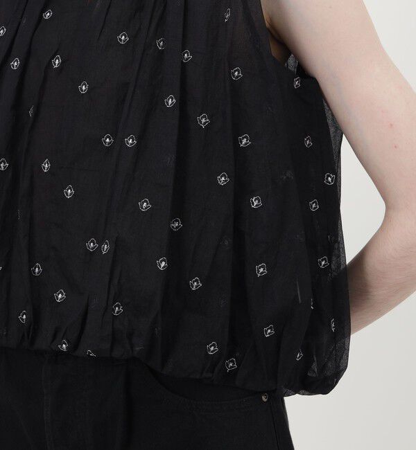 TOMORROWLAND BUYING WEAR「【別注】ne Quittez pas BLACK DOUBLE ORGANZA ノースリーブ トップス」|シャツ・ブラウス|