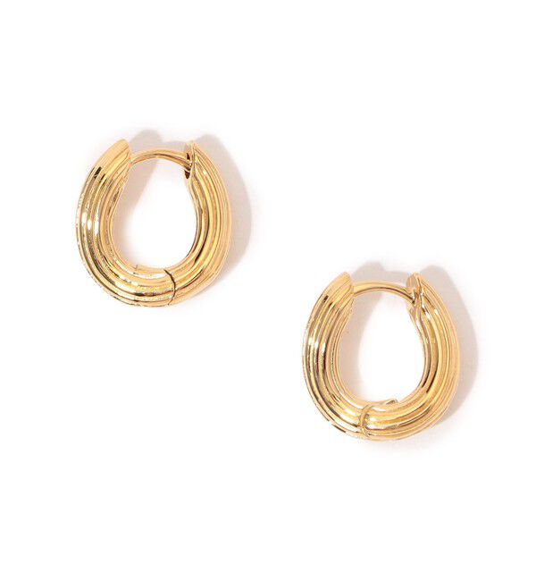 TOMORROWLAND GOODS「Otiumberg. twisted ridge フープピアス」|ピアス|