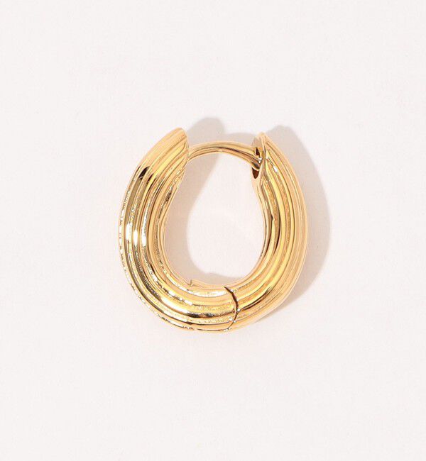 TOMORROWLAND GOODS「Otiumberg. twisted ridge フープピアス」|ピアス|