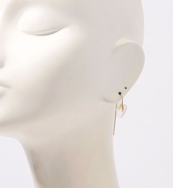 TOMORROWLAND GOODS「Otiumberg. Carved Quartz Heart ピアス」|ピアス|