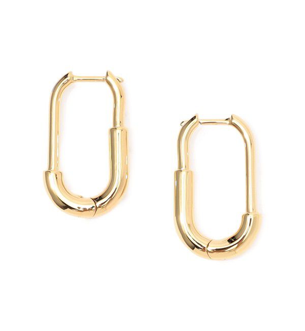 TOMORROWLAND GOODS「Otiumberg. Large Staple Hoops ゴールドピアス」|ピアス|