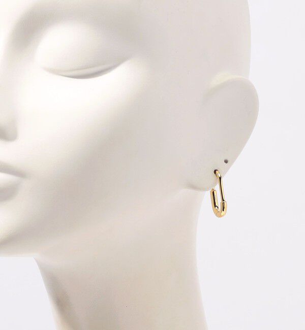 TOMORROWLAND GOODS「Otiumberg. Large Staple Hoops ゴールドピアス」|ピアス|