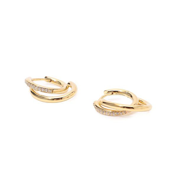TOMORROWLAND GOODS「Otiumberg. Small Pave Spiralis ピアス」|ピアス|