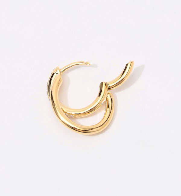 TOMORROWLAND GOODS「Otiumberg. Small Pave Spiralis ピアス」|ピアス|