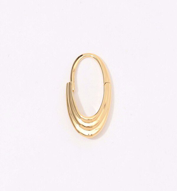 TOMORROWLAND GOODS「Otiumberg. Roscida Ridged Hoops ピアス」|ピアス|