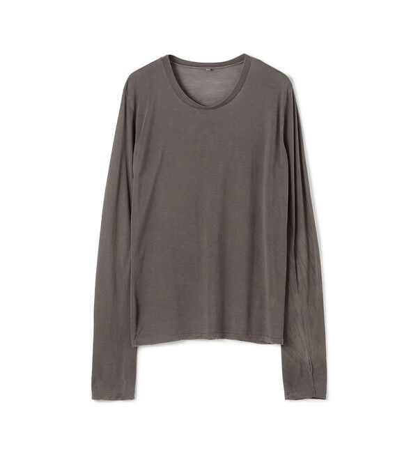 TOMORROWLAND GOODS「BASERANGE クルーネックプルオーバー」|Tシャツ・カットソー|15 グレー