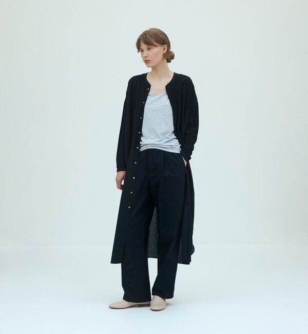 GALERIE VIE「パウダーコットンコンビ ロングカーディガン」|カーディガン|