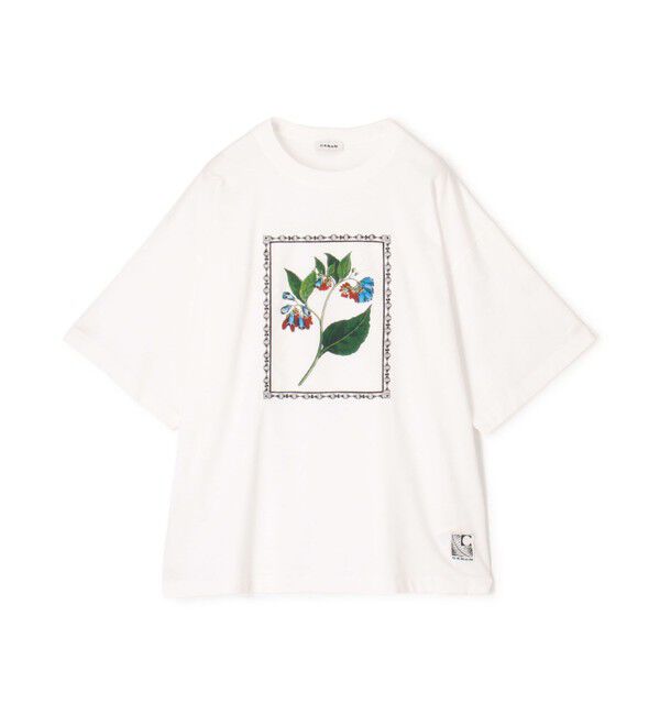 CABaN「スビンコットン FLOWER Tシャツ」|Tシャツ・カットソー|