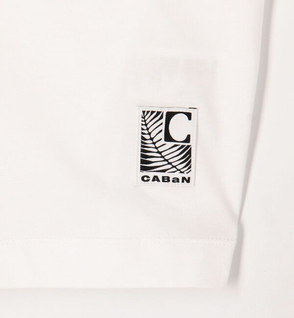 CABaN「スビンコットン FLOWER Tシャツ」|Tシャツ・カットソー|