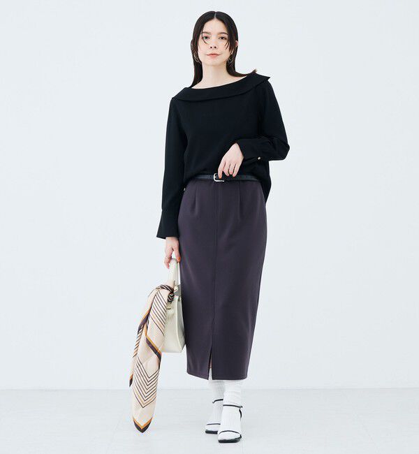 NOLLEY'S sophi「ウォッシャブルロールカラージョーゼットブラウス」|シャツ・ブラウス|