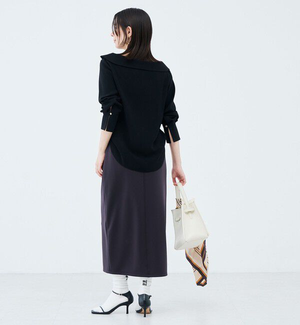 NOLLEY'S sophi「ウォッシャブルロールカラージョーゼットブラウス」|シャツ・ブラウス|