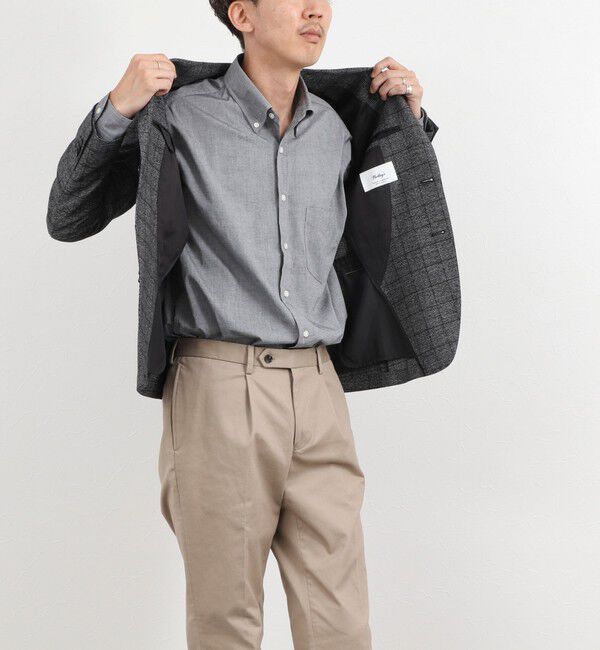 NOLLEY'S goodman「《ビジカジ対応》ダンガリーボタンダウンシャツ 26AW」|シャツ・ブラウス|