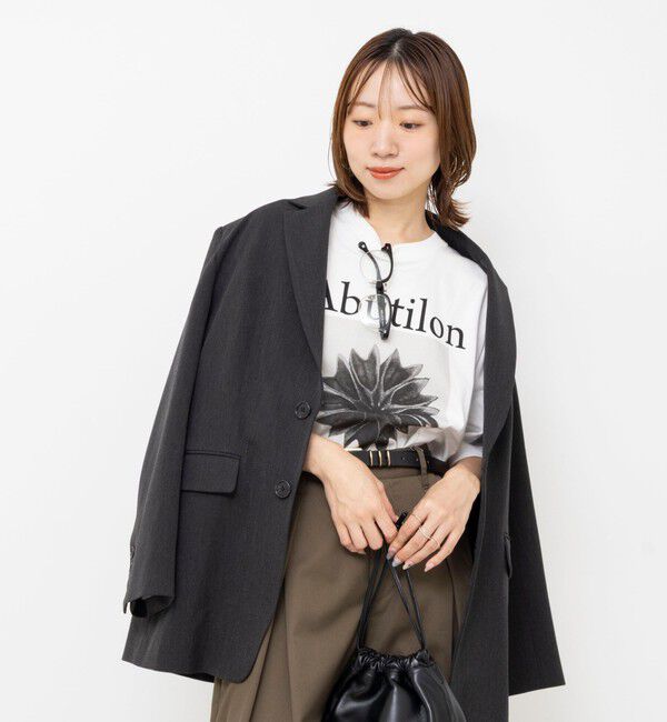 Rie Miller「【WEB＆一部店舗限アイテム】【karl blossfeldt】プラントフォトＴシャツ」|Tシャツ・カットソー|