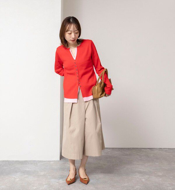 NOLLEY'S「【TORRAZZO DONNA/トラッゾドンナ】Layered V-Neck Top」|ニット・セーター|