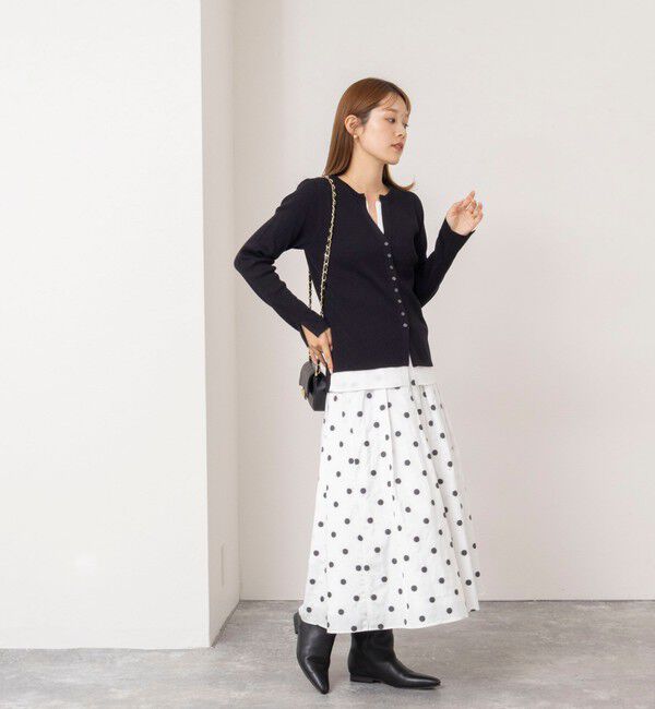 NOLLEY'S「【TORRAZZO DONNA/トラッゾドンナ】Layered V-Neck Top」|ニット・セーター|