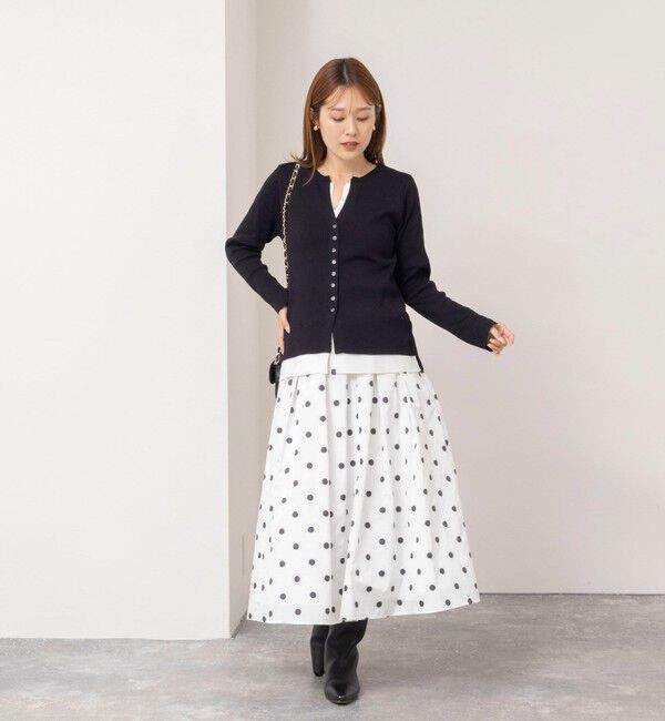 NOLLEY'S「【TORRAZZO DONNA/トラッゾドンナ】Layered V-Neck Top」|ニット・セーター|