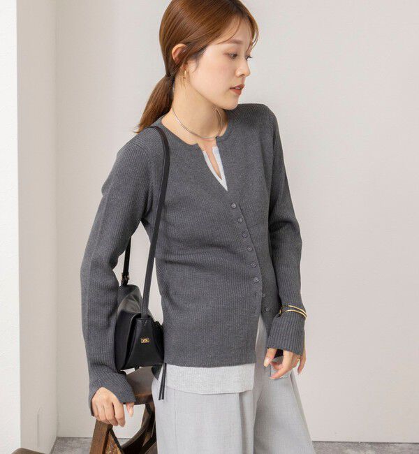 NOLLEY'S「【TORRAZZO DONNA/トラッゾドンナ】Layered V-Neck Top」|ニット・セーター|