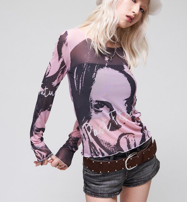  「【26AW LOOK掲載品番】シャーロットミューズパワーメッシュ」|Tシャツ・カットソー|