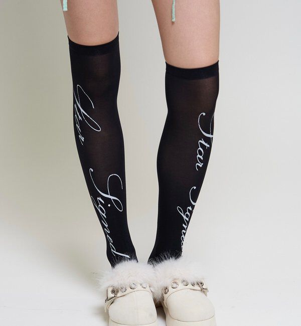  「【26AW LOOK掲載・WEB限定カラーあり】【SLOPPY】ファーベルトサボ」|ロングブーツ|
