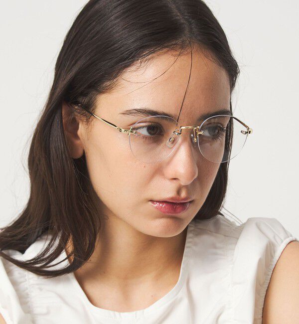 UNITED ARROWS green label relaxing「＜noeyedia＞NE453 メガネ」|メガネ|GOLD